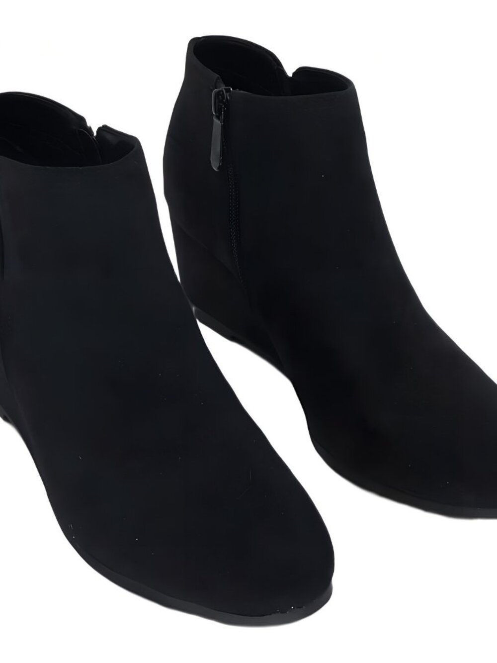 Style Co Women's Poppyy 2.5in Wedge Bootie Black Beauty 8.5M